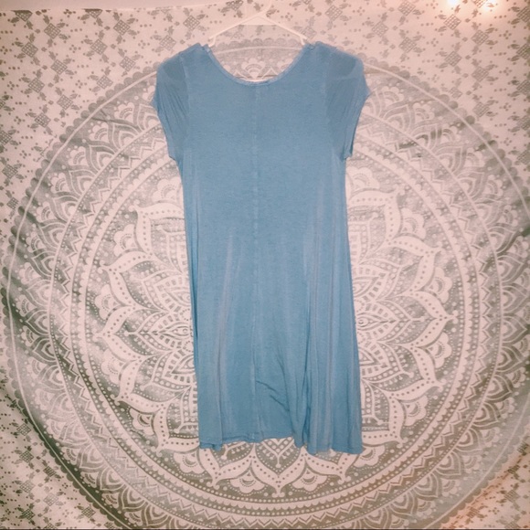 blue criss cross dress - Picture 2 of 2